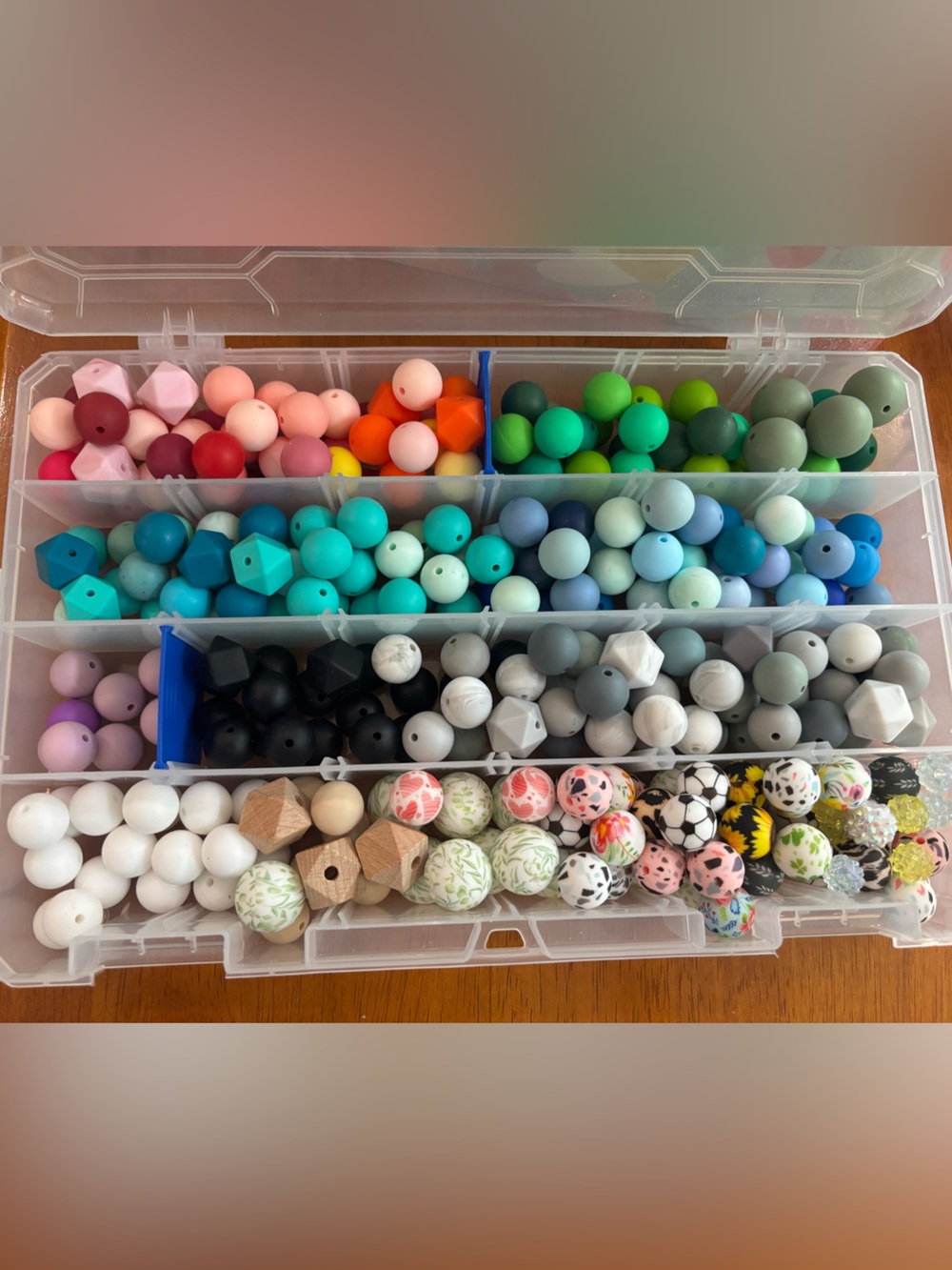 300+ Multicolor Assorted Silicone Beads